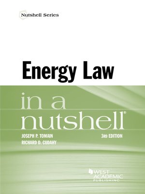cover image of Energy Law in a Nutshell